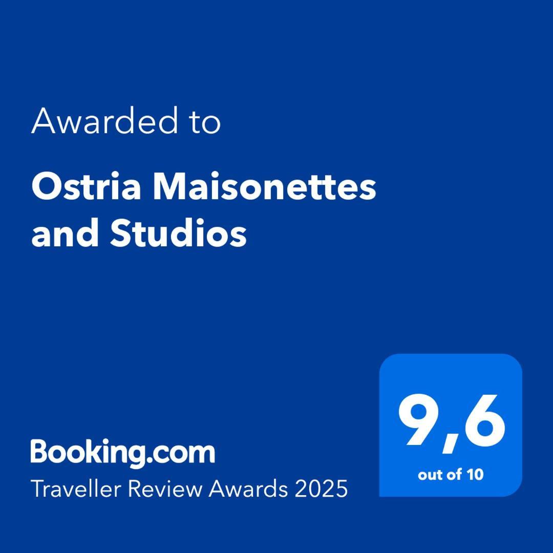 Ostria Maisonettes And Studios Stoúpa Eksteriør billede